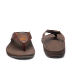 Front and back view on KURU Footwear KALA Men's Sandal in BahamaBrown