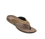 Toe touch view on KURU Footwear KALA Men's Sandal in ChocolateBrown