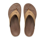 Top view of KURU Footwear KALA Men's Sandal in ChocolateBrown