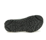 Detail of the sole pattern on the KURU Footwear TREAD Women's Sandals in MistBlue-VaporGray