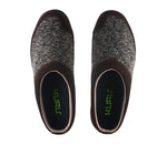 Top view of KURU Footwear DRAFT Men's Slipper in CocoaBrown