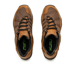 Top view of KURU Footwear CHICANE Men's Trail Hiking Shoe in MustangBrown-ToffeeBrown