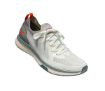 Toe touch view on KURU Footwear FLUX Men's Sneaker in DoveGray-OrangeSpice