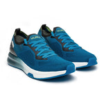 Side by side view of KURU Footwear FLUX Men's Sneaker in TwilightBlue-KuruGreen