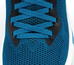 Close-up of the material on the KURU Footwear FLUX Men's Sneaker in TwilightBlue-KuruGreen