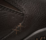 Close-up of the material on the KURU Footwear KIVI Men's Slip-on Shoe in EspressoBrown