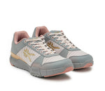 Side by side view of KURU Footwear QUANTUM Women's Fitness Sneaker in LilacAsh-Alloy-Champagne