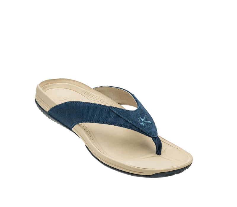 Toe touch view on KURU Footwear KALA Women's Sandal in IndigoBlue