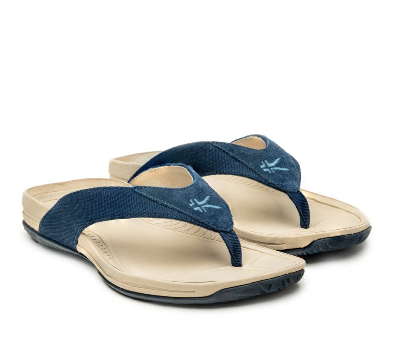 Side by side view of KURU Footwear KALA Women's Sandal in IndigoBlue